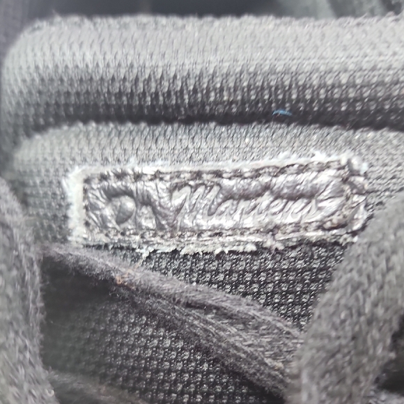 Dr. Martens Size 9 Alfie Black Canvas Combat Boots Shoes - Picture 2 of 10